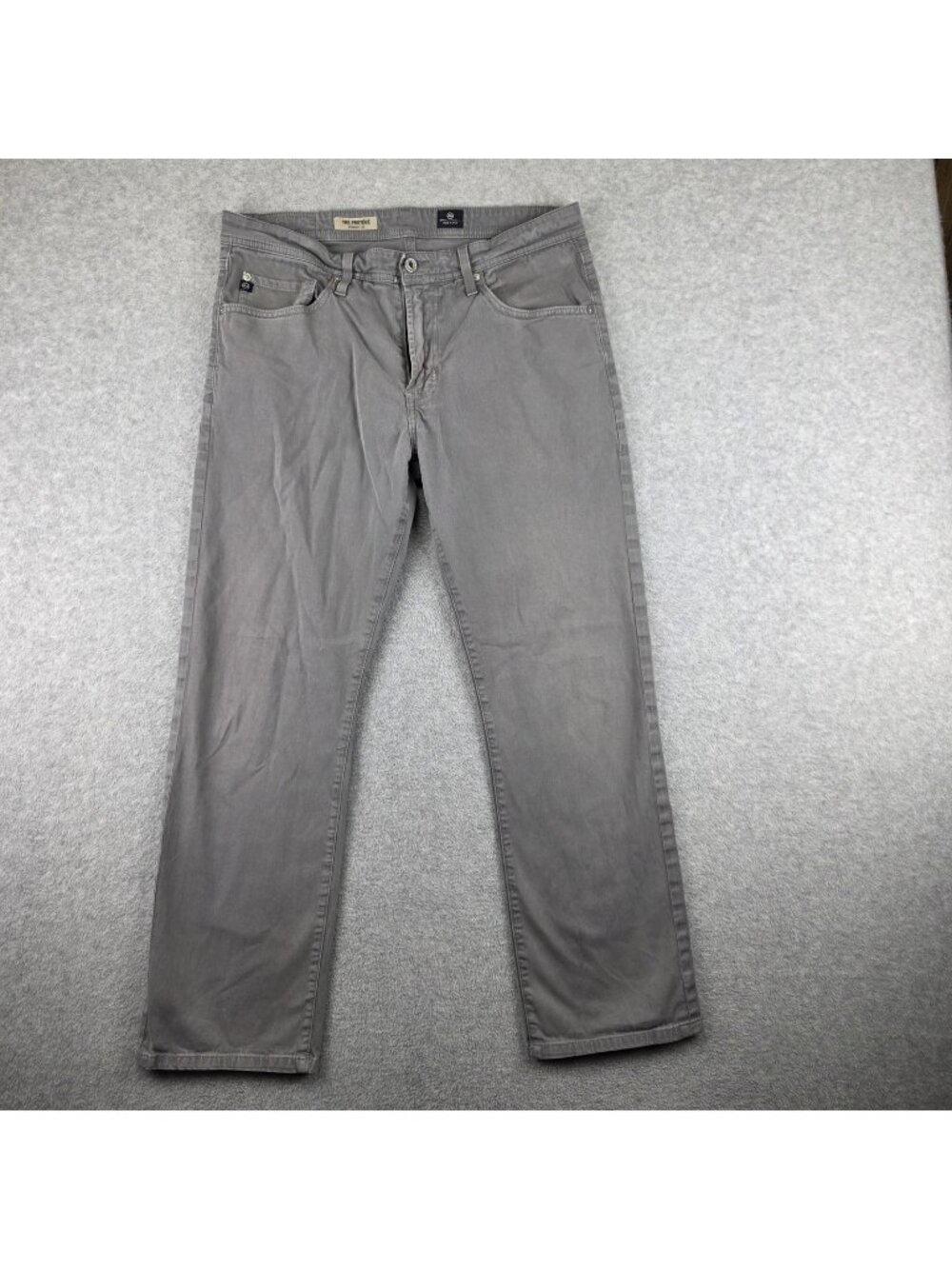 AG Adriano Goldschmied The Protege Jeans Mens 34x29 Straight Gray Stretch